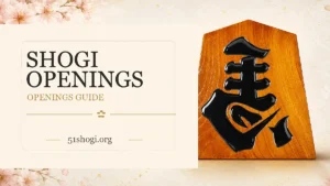 Wooden shogi piece on a pale washi background for the Static Rook and Ranging Rook comparison