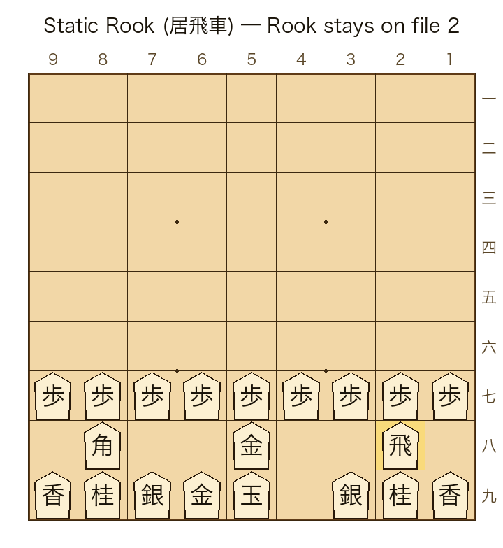 Static Rook setup